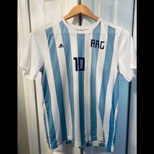 Boys L adidas Messi Soccer Jersey